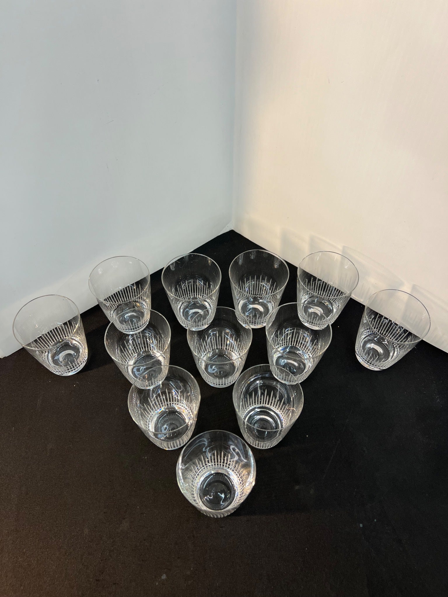 Waterford 12 Crystal Drinking Glasses