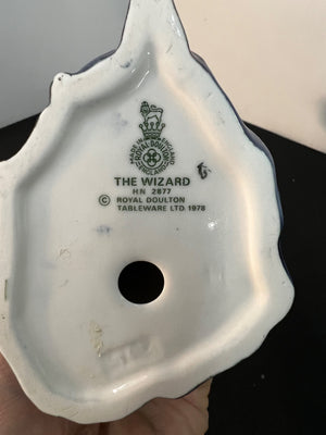 Ceramic product with 'The Wizard' branding on a plain background