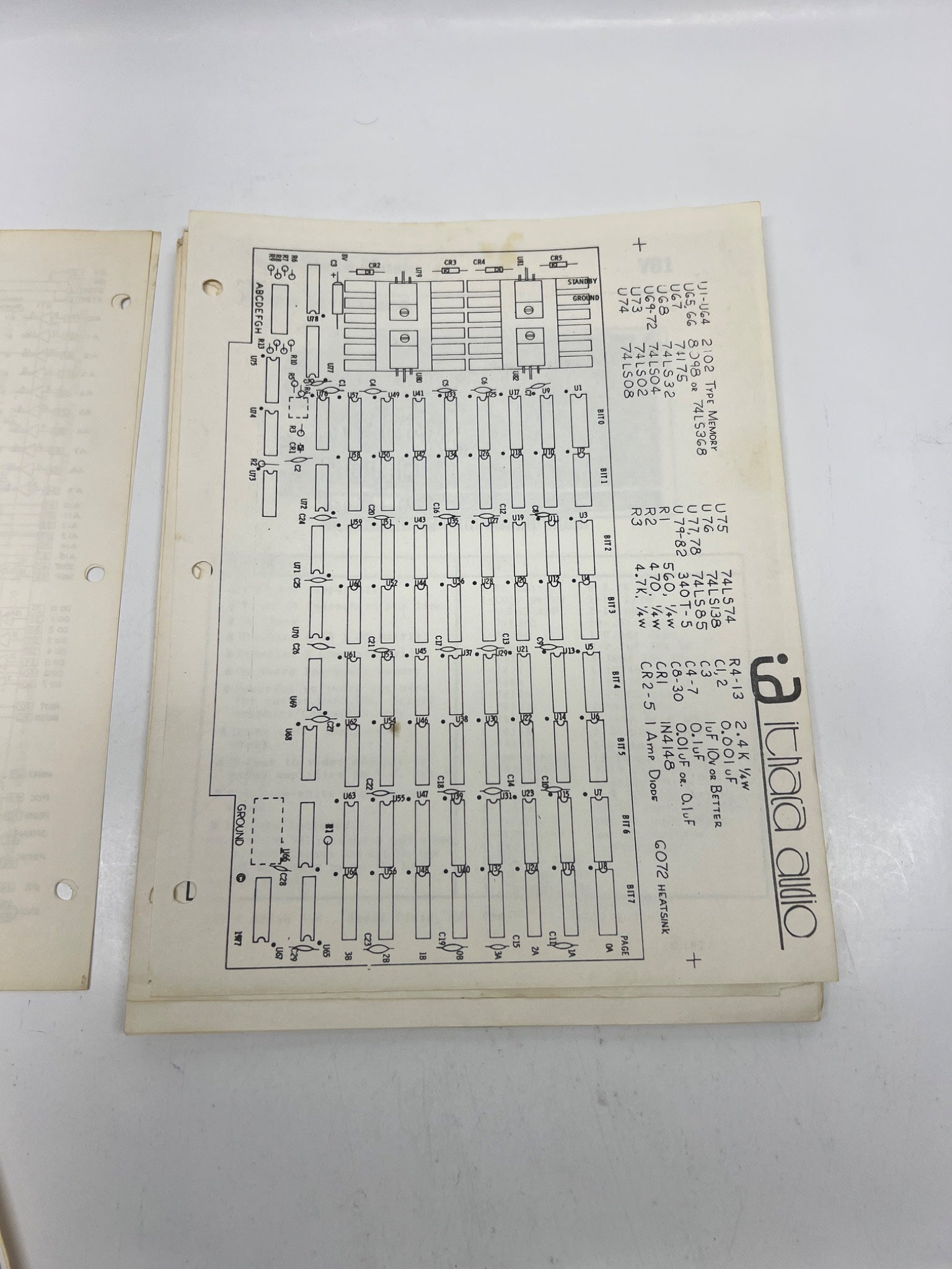 Rare 1970s S-100 Computer Manual Archive - Ithaca Audio & SSM