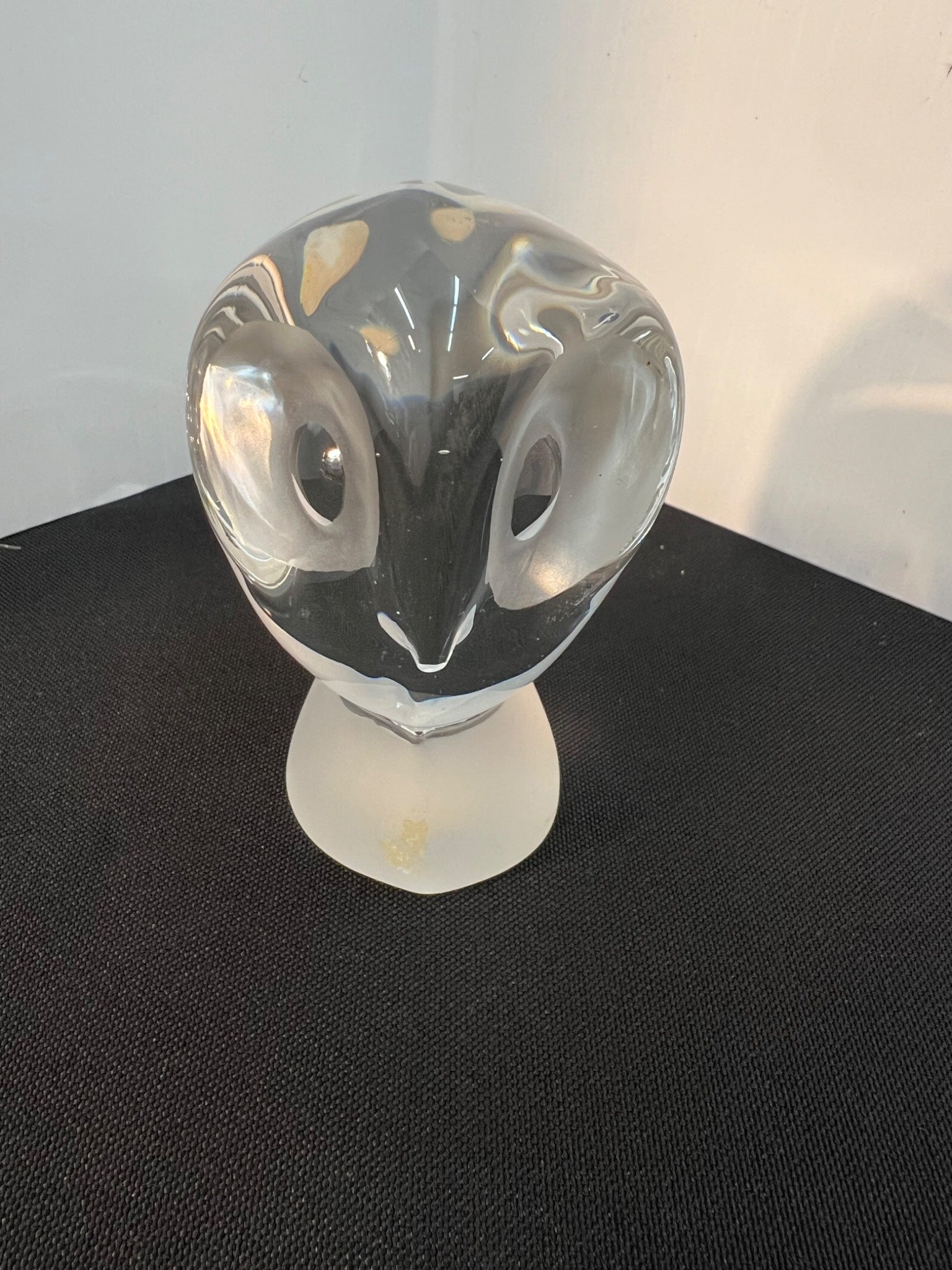 Vintage Reijmyre Sweden Crystal Owl Figurine – K10 Kristall