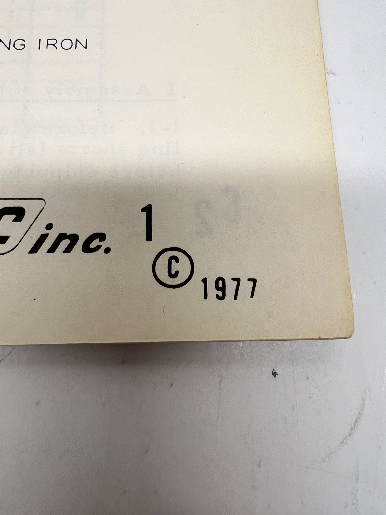 1977 Wameco MEM-1 8K Static Memory Board Manual (23-Page Set)