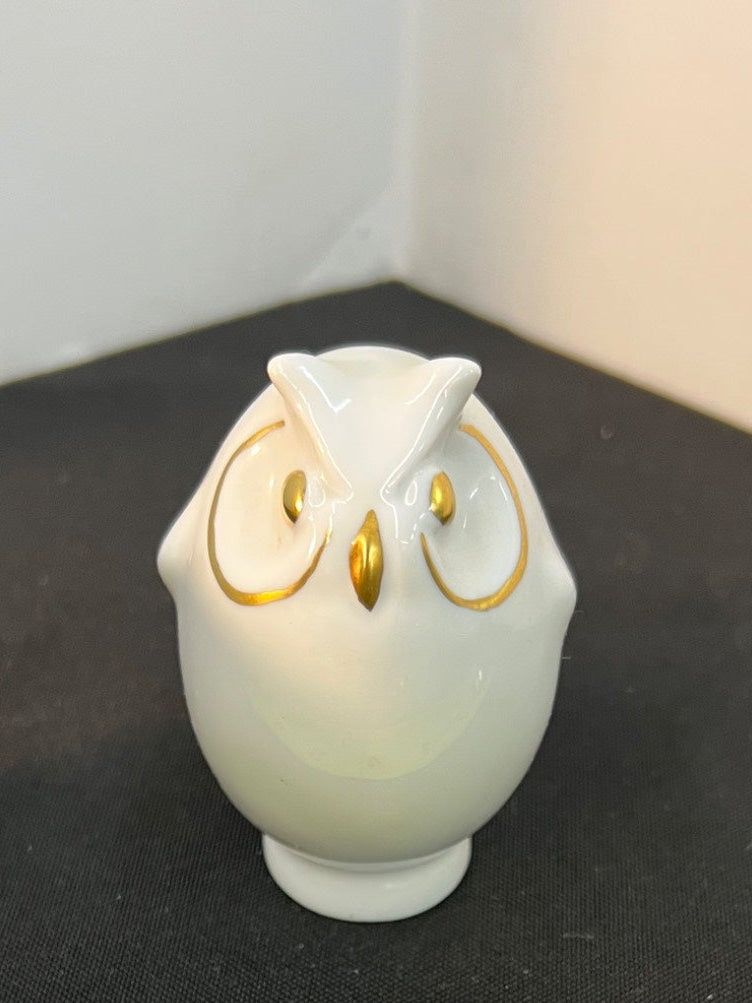 Hollohaza Hungary Porcelain Owl Figurine
