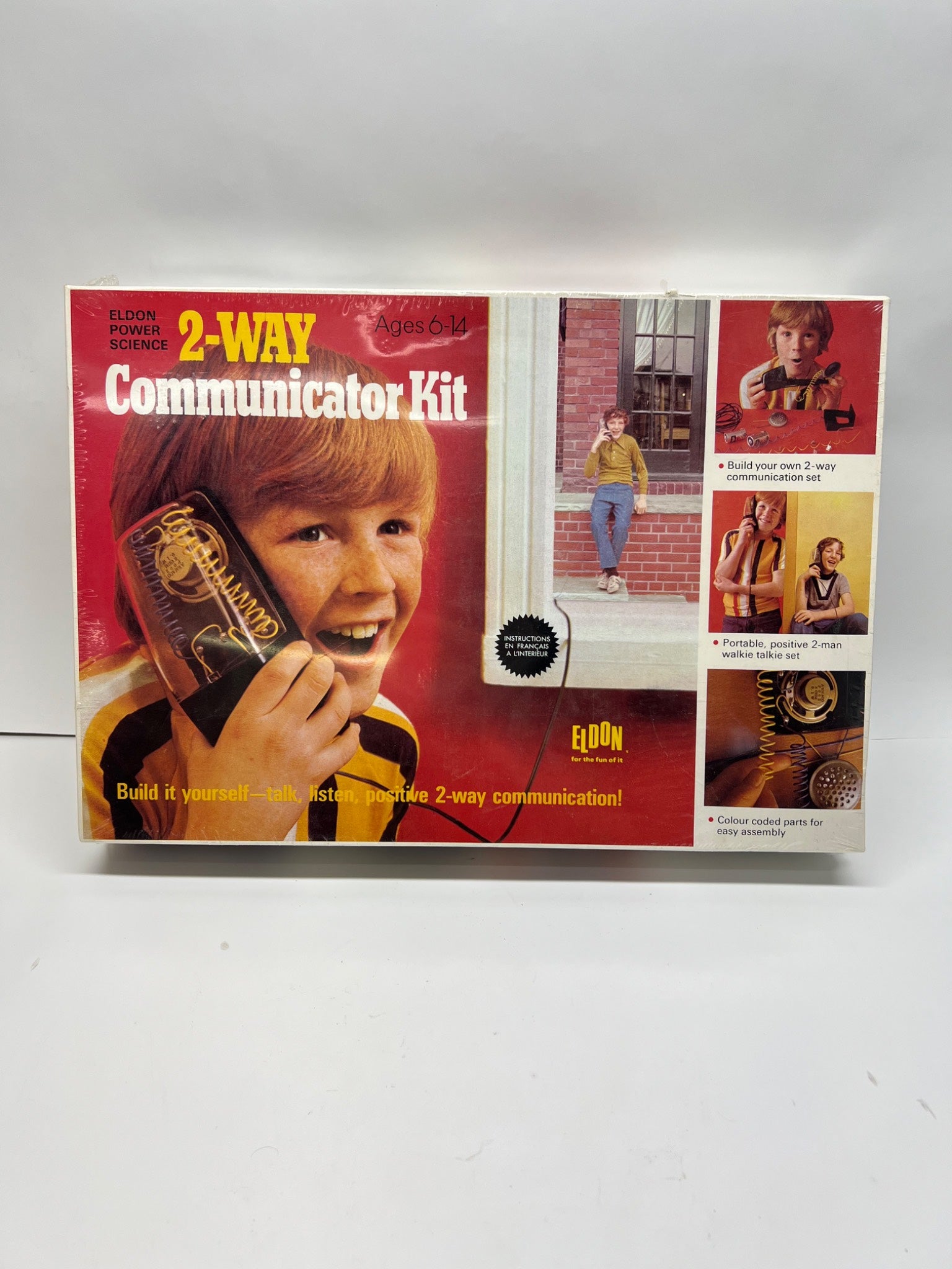 Vintage 2-Way Communicator Kit, Factory Sealed Eldon Power Science