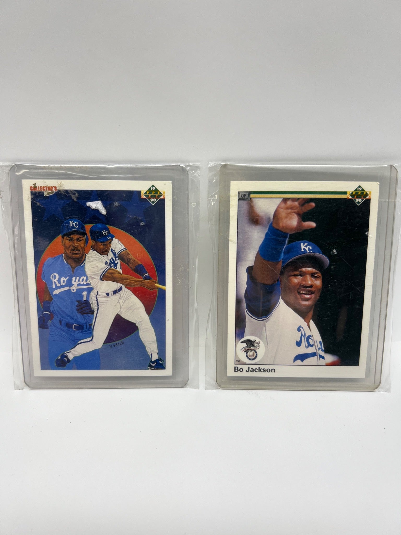 Upper Deck 1999 Collectors & Official Cards Bo Jackson 2 Cards