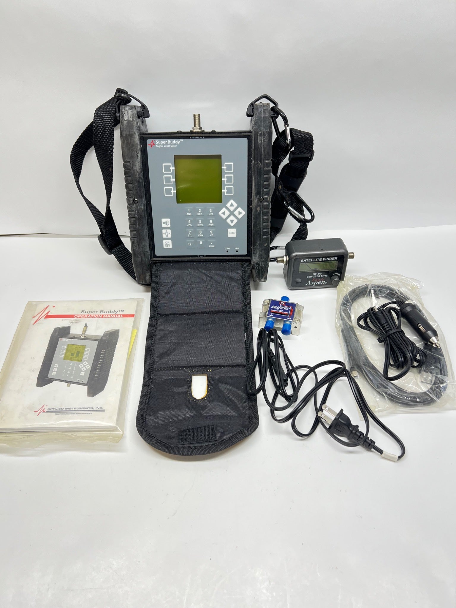 APPLIED INSTRUMENTS SUPER BUDDY 29 SATELLITE SIGNAL LEVEL METER Tested/Working
