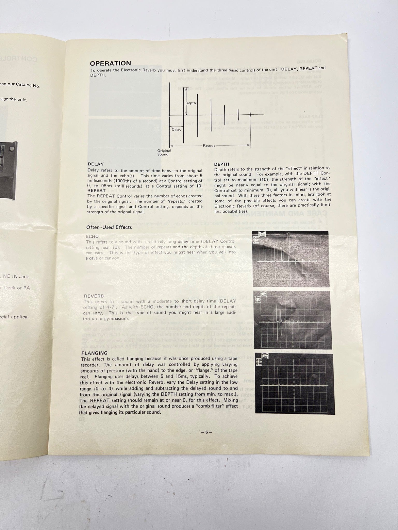Realistic Electronic Reverb Manual