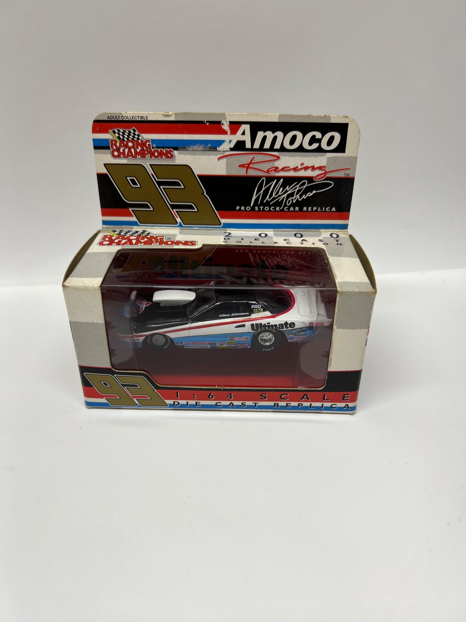 Racing Champions 2000 Amoco Allen Johnson Dodge Avenger Pro Stock Drag Car 1:64