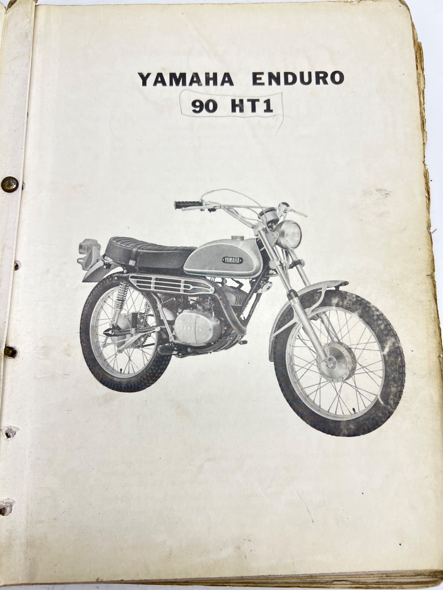 Yamaha Enduro 90 HT1 Parts List Manual