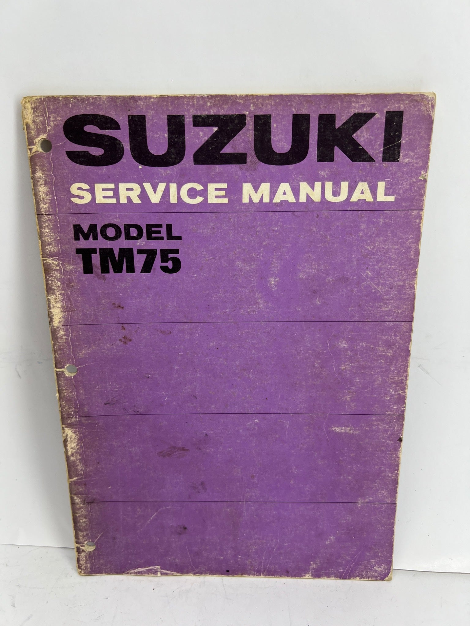Suzuki TM75 Service Manual 1970s k 73 11