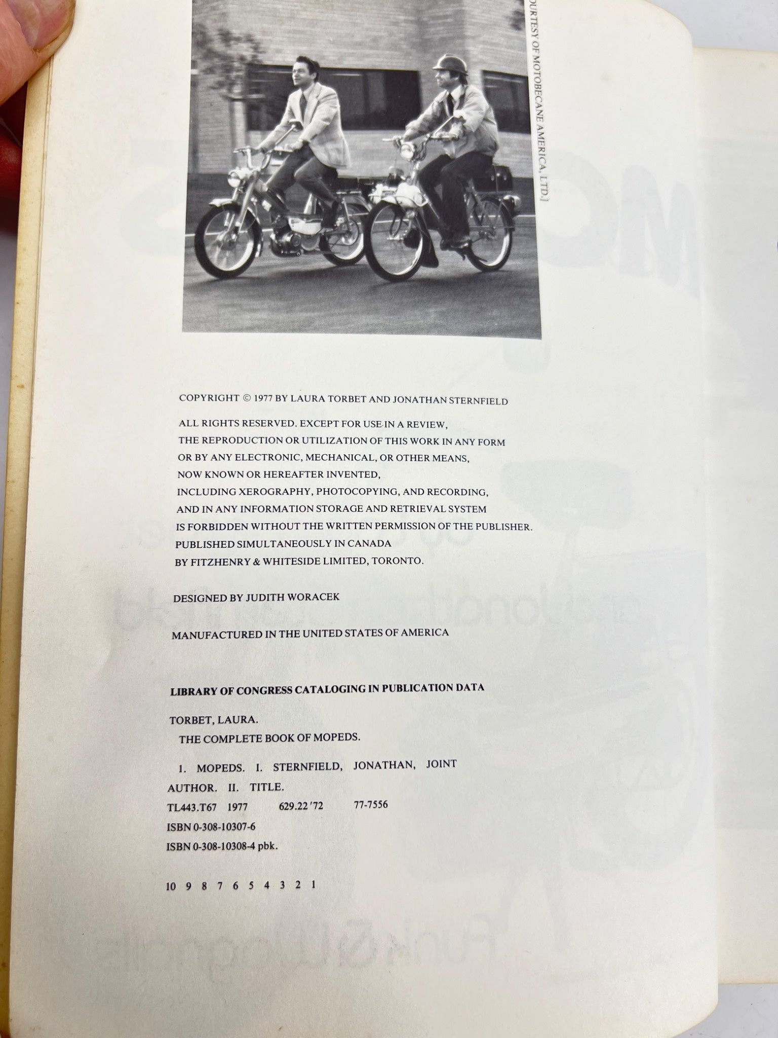 The Complete Book of Mopeds 1977