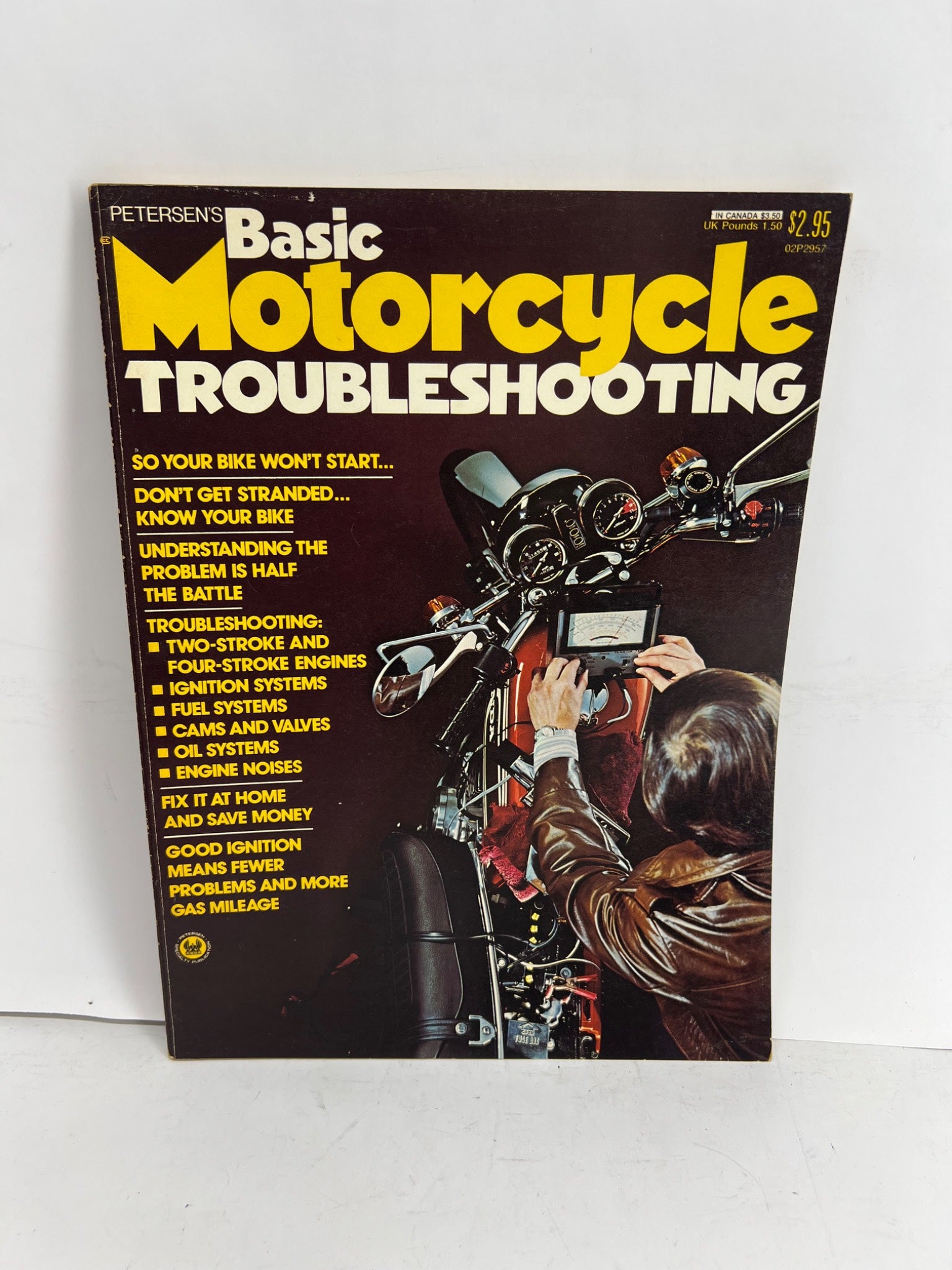 Vintage 1974 Petersens Basic Motorcycle Troubleshooting Repair Guide