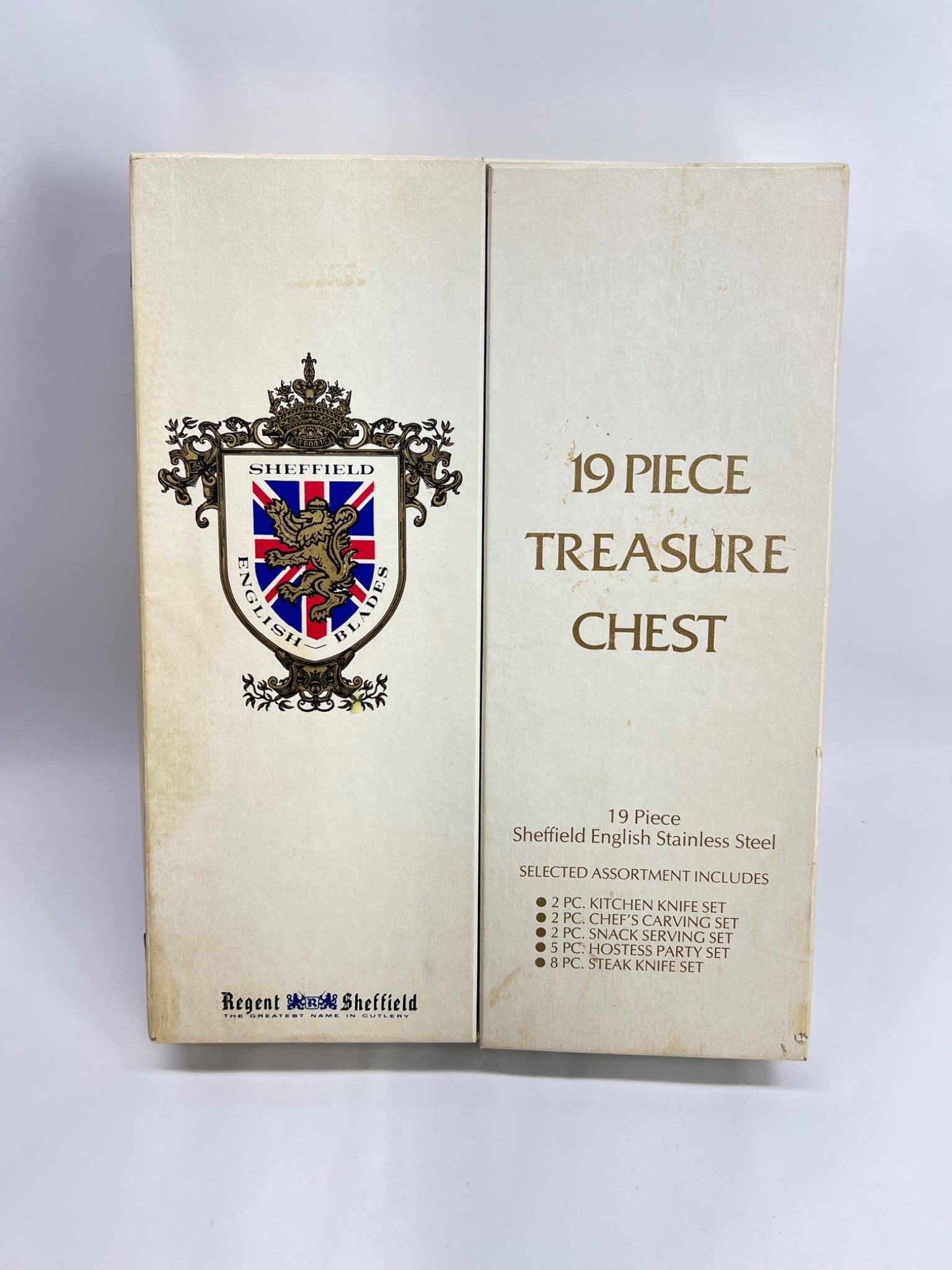 19-Piece Sheffield Knife Set with Box