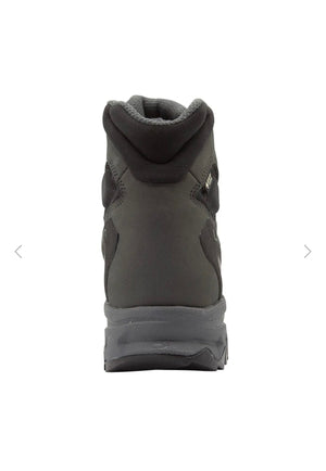 Gray winter vest on a white background