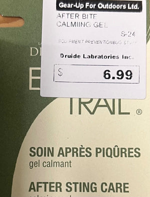 Product packaging with a price tag showing $6.99 on a green and beige background.