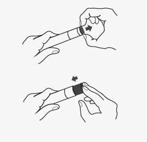 Illustration of hands applying a bandage to a wound.