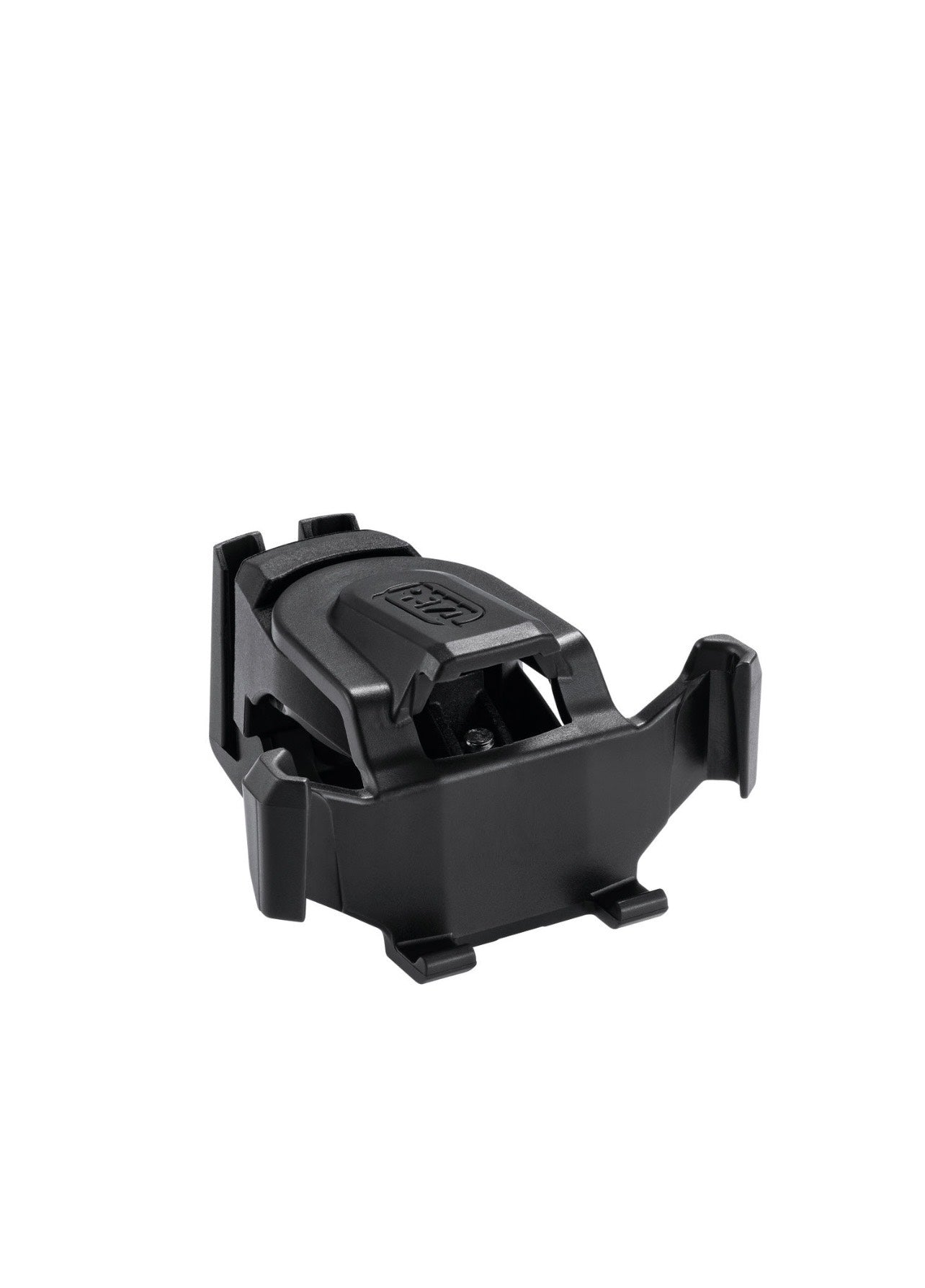 Black car mount holder on a white background