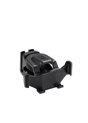 Black car mount holder on a white background