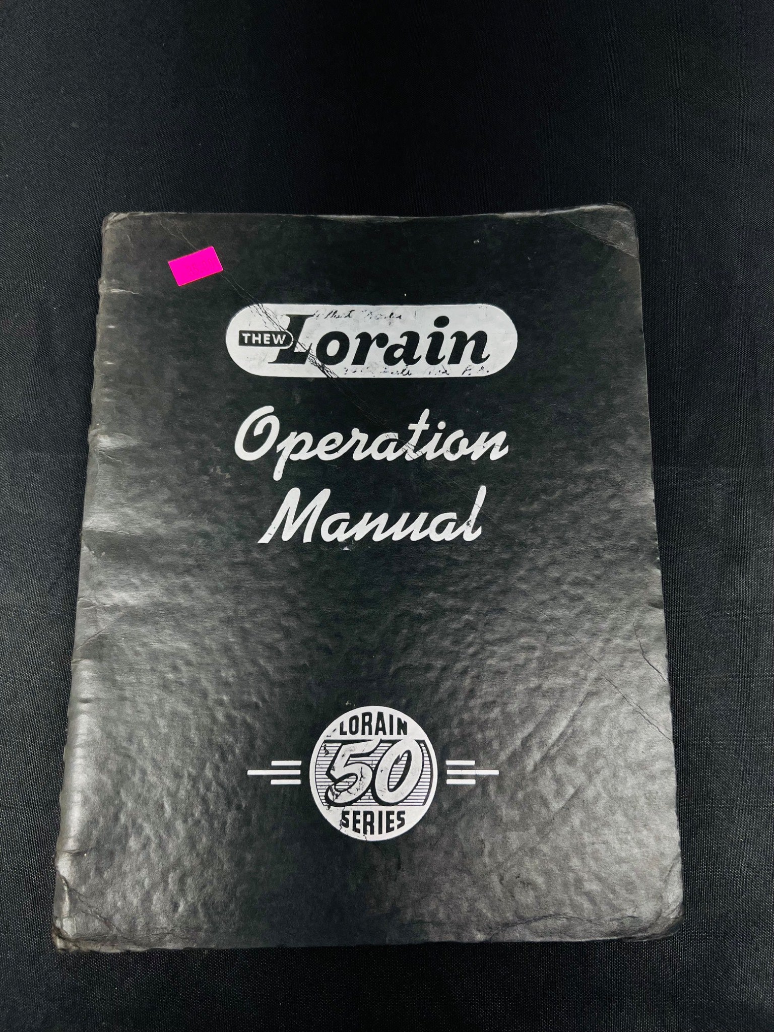 Thew Lorain Series B Operation Manual