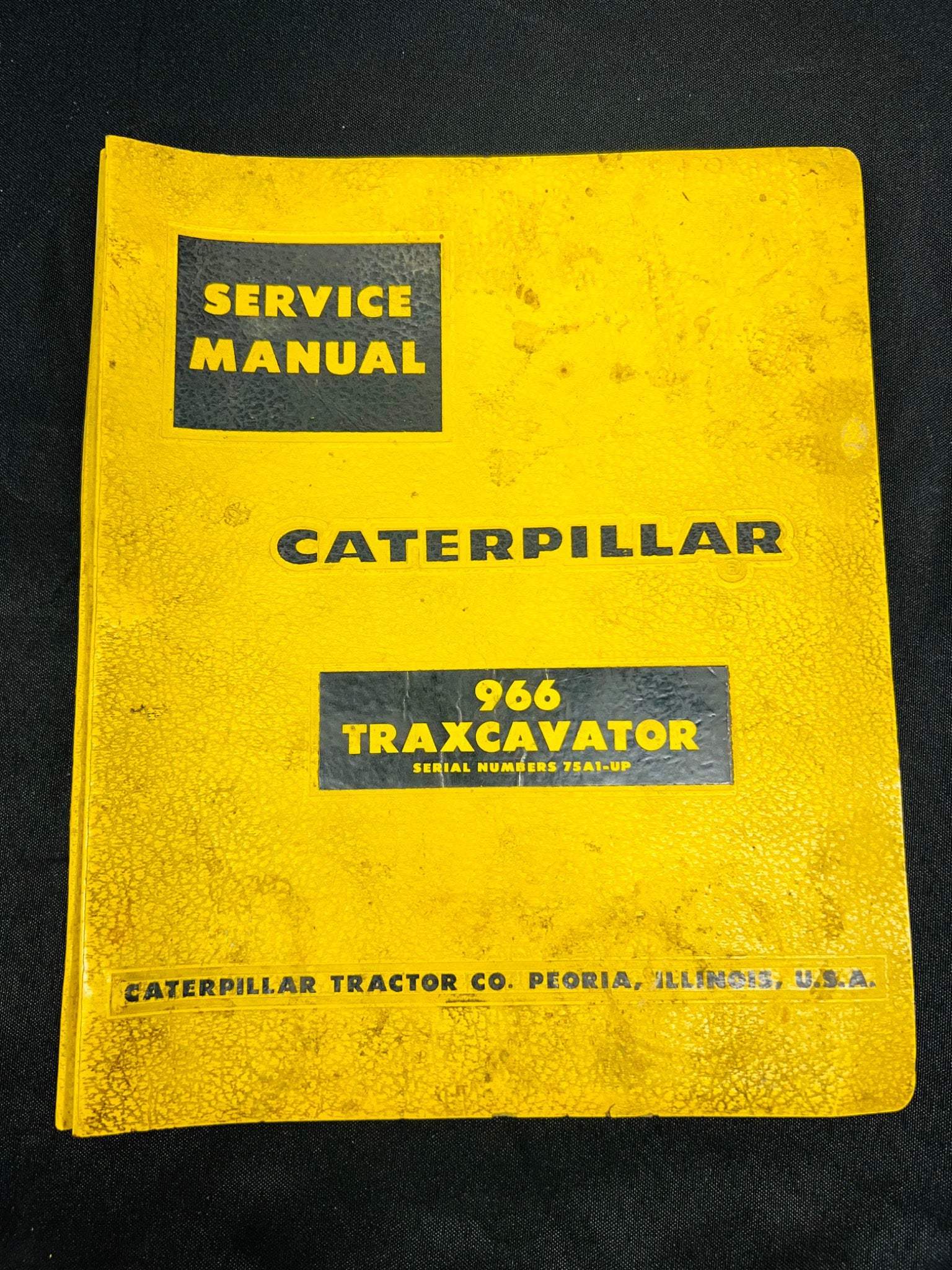 Caterpillar 966 Traxcavator Service Manual