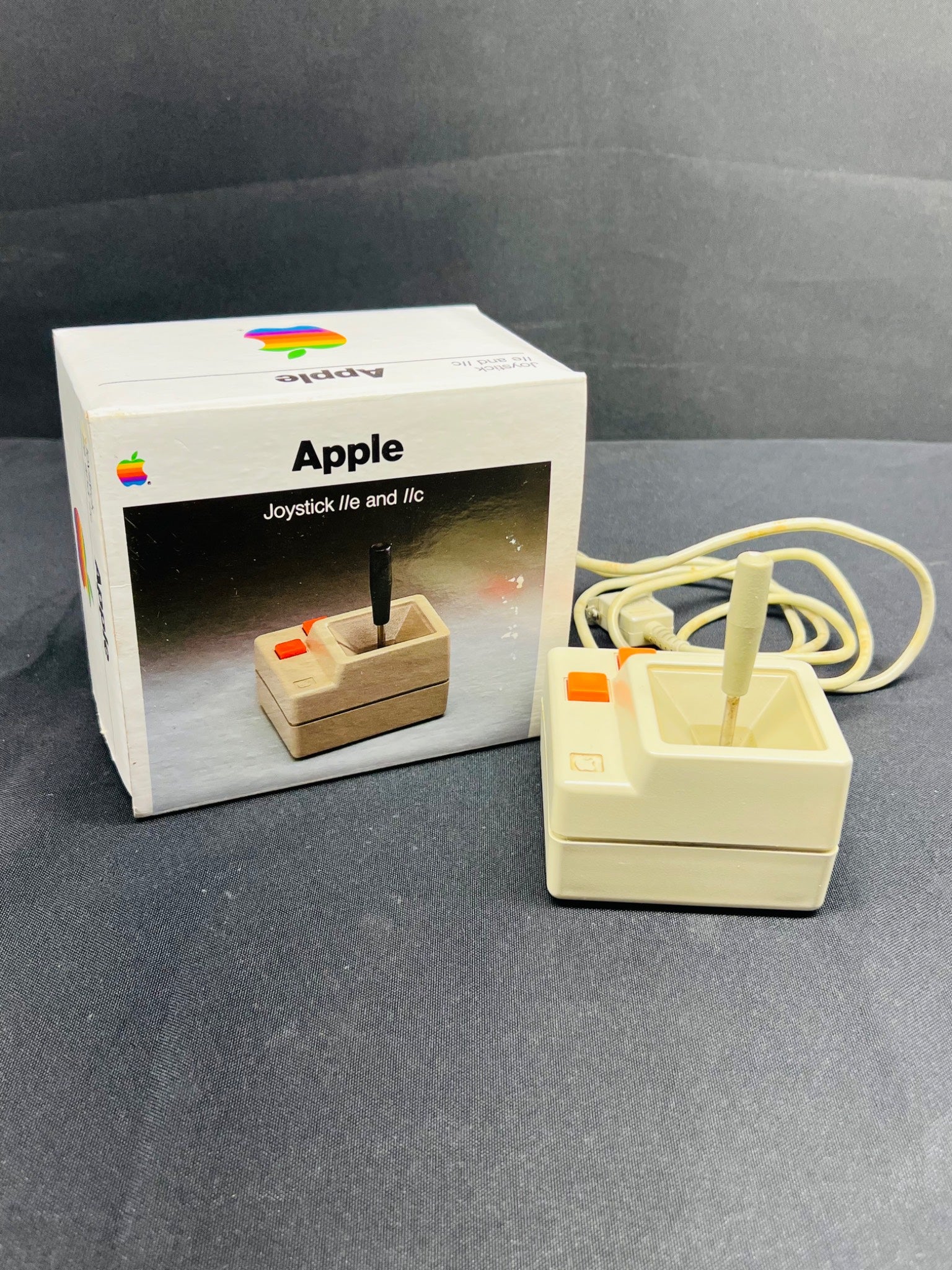 Apple Joystick IIe and IIc With Box