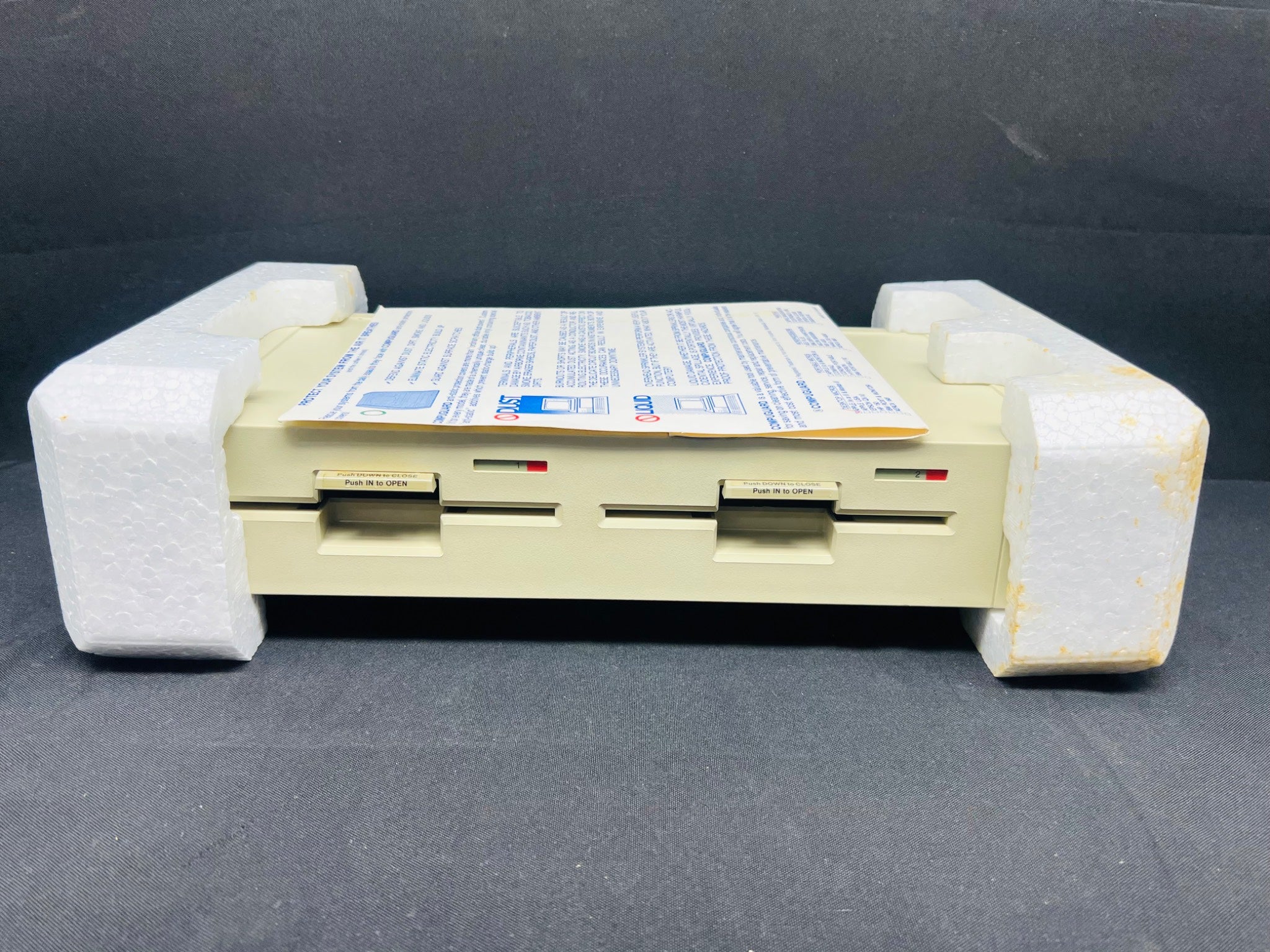 Apple DuoDisk A9M0108 Floppy Drive Unit with box and Accessories - Tested & Working