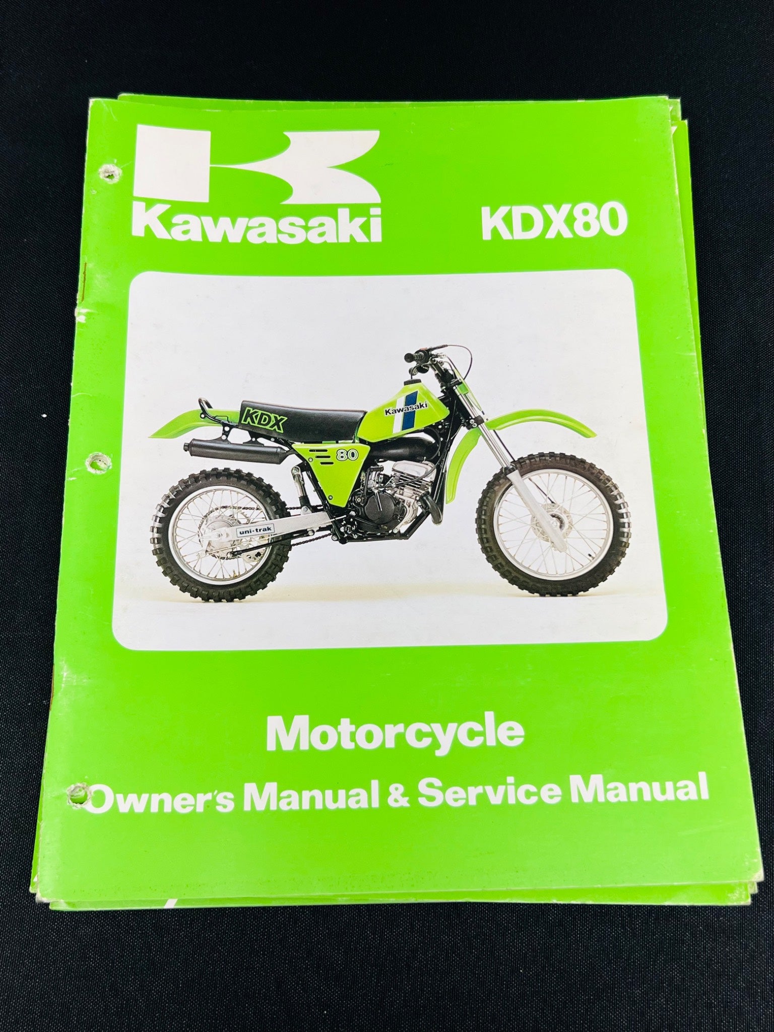 Kawasaki KDX80 Manuals Set