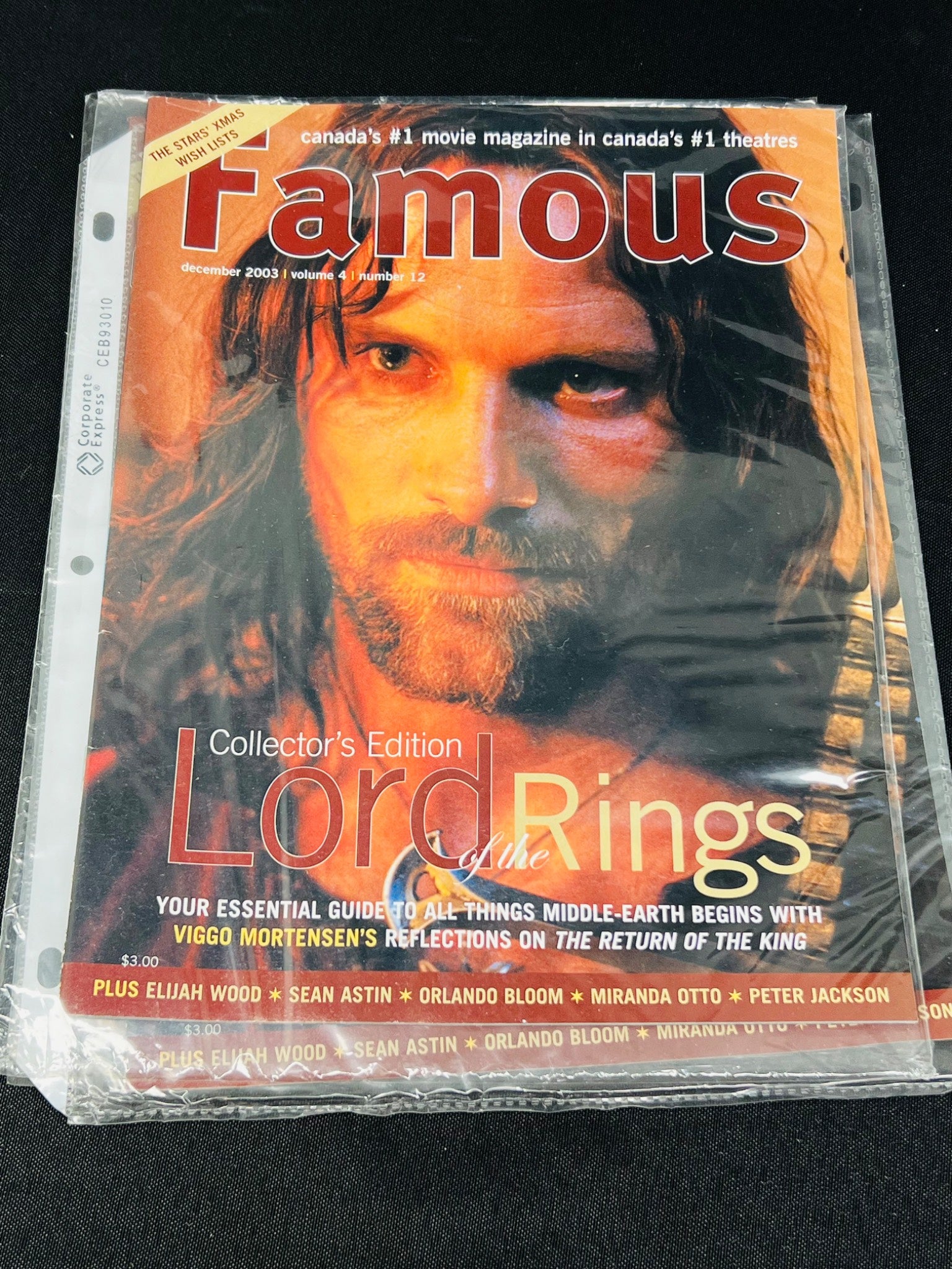 Lord of the Rings Famous Magazine 2003