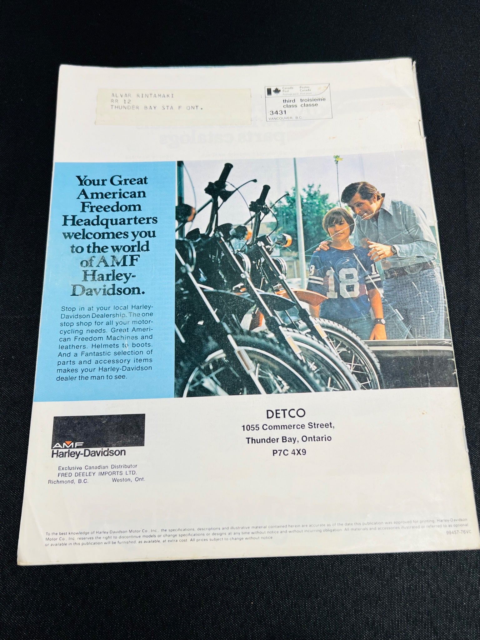 1970s Harley-Davidson Accessories Catalog