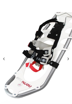 Snowshoe on a white background with 'Faber' branding
