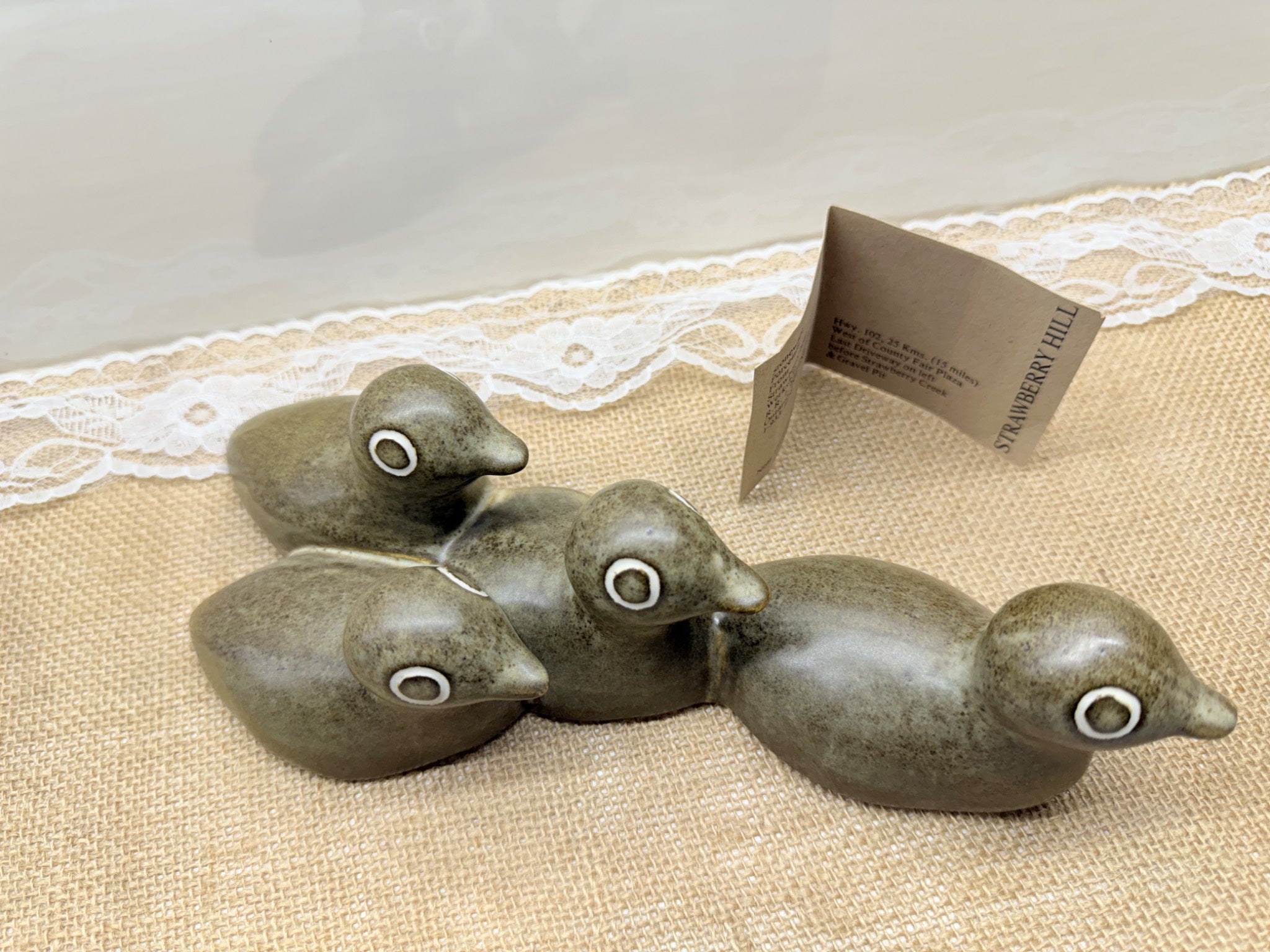 Strawberry Hill Four Duck Figurine