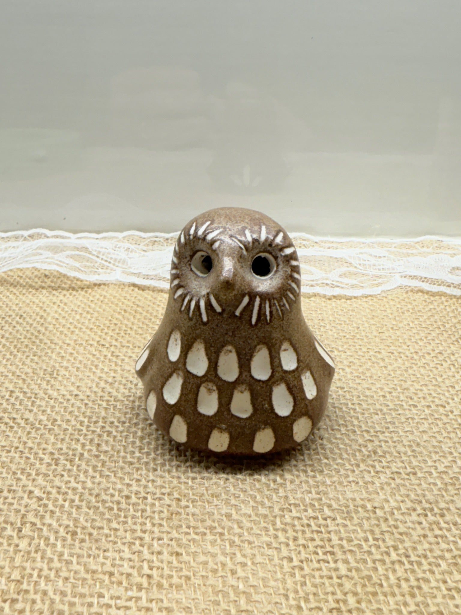 Strawberry Hill Brown Owl Baby Figurine