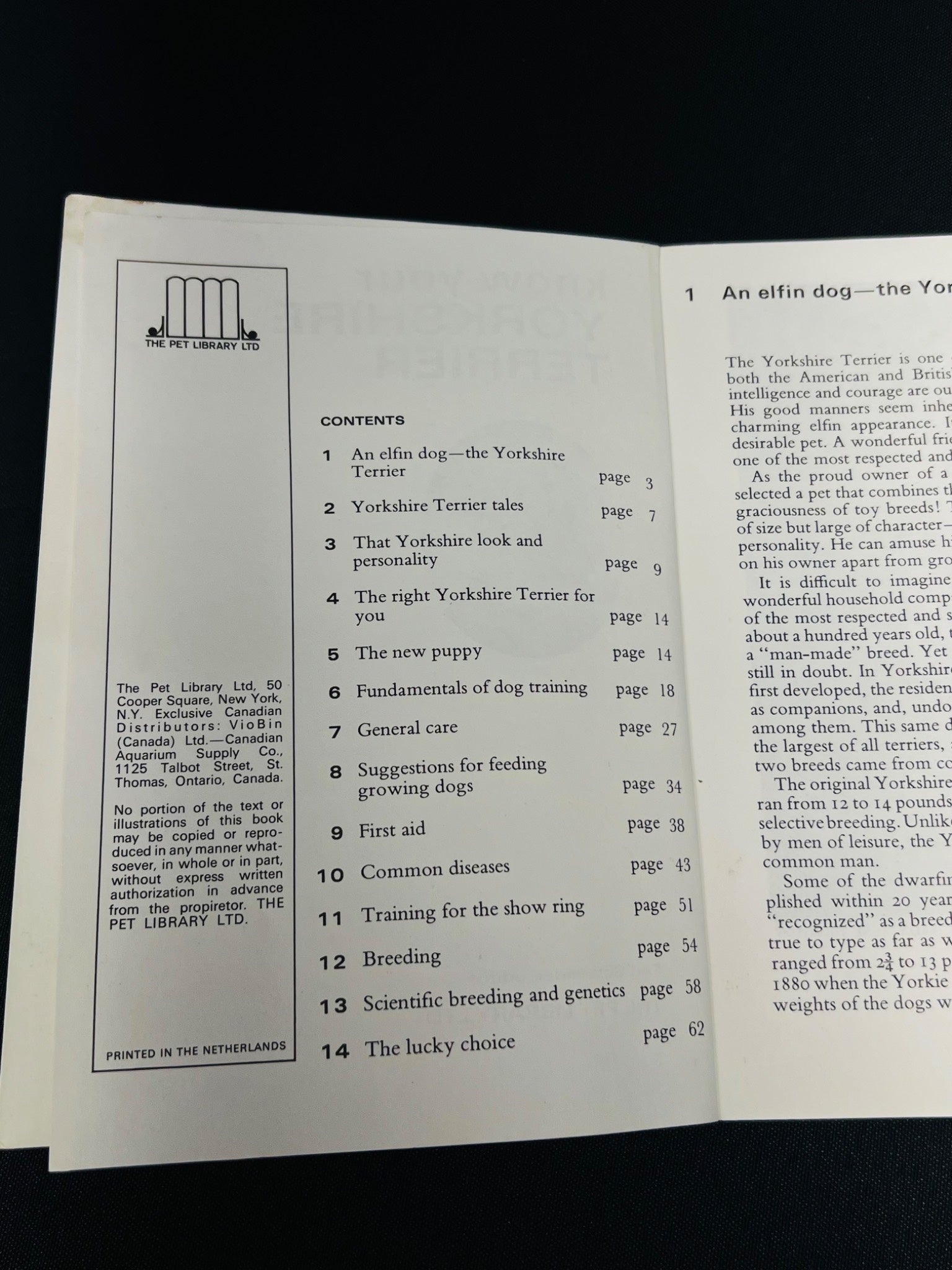 Know Your Yorkshire Terrier Book