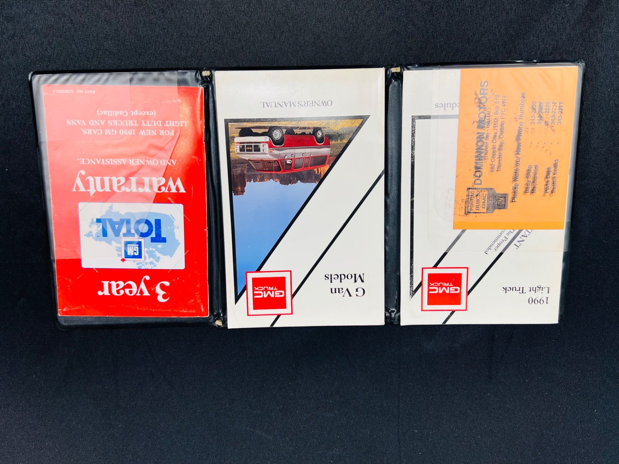 1990 GMC Truck Manuals and Warranty Set