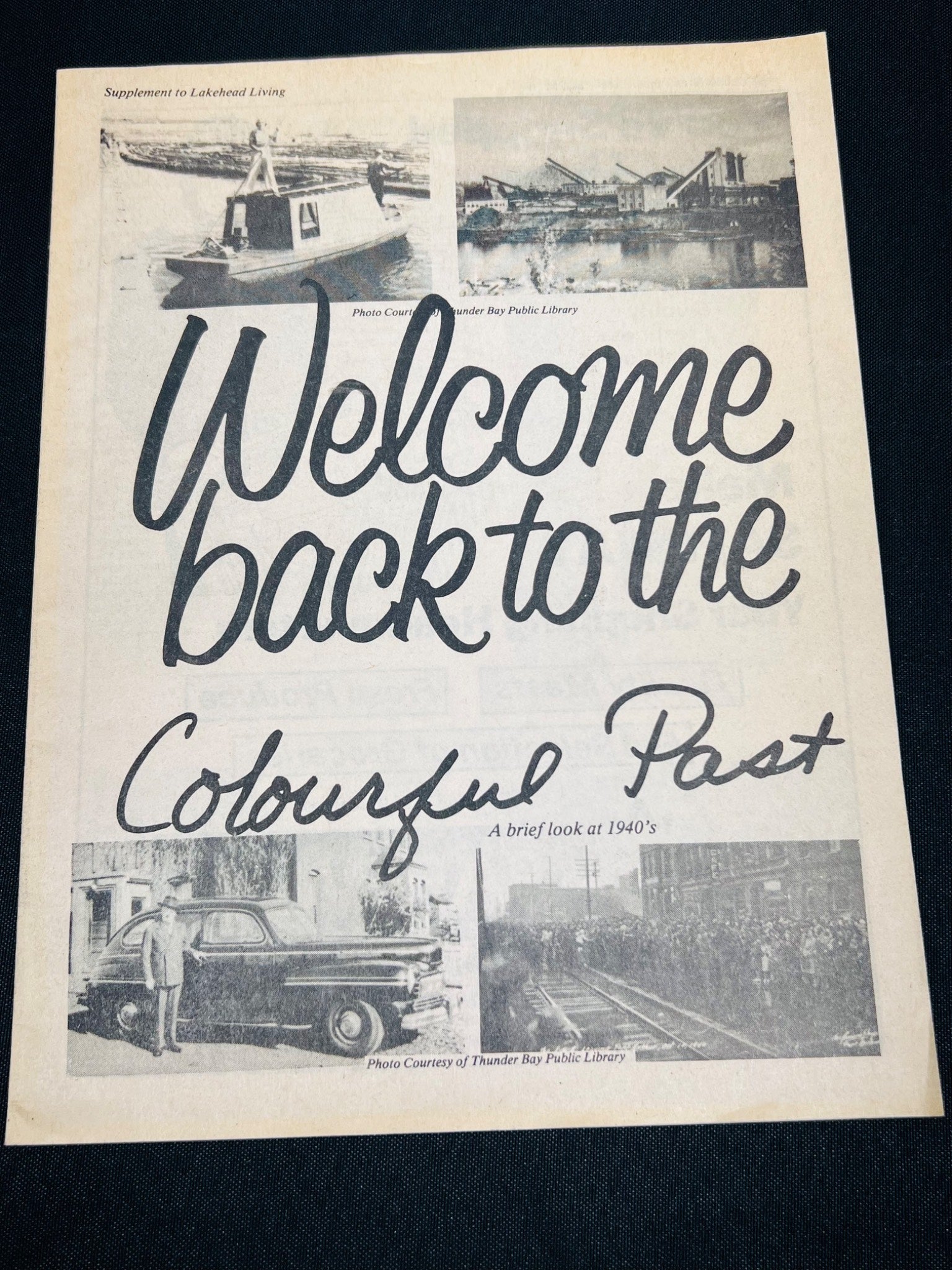 1940s-Themed Magazine, Thunder Bay, 1980s