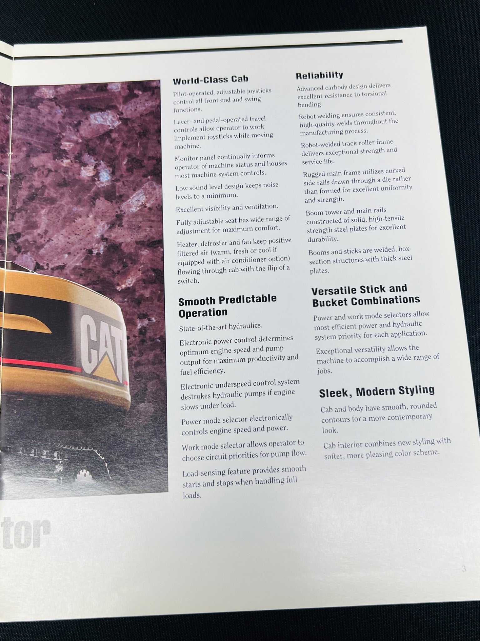 Caterpillar 312 Excavator Brochure