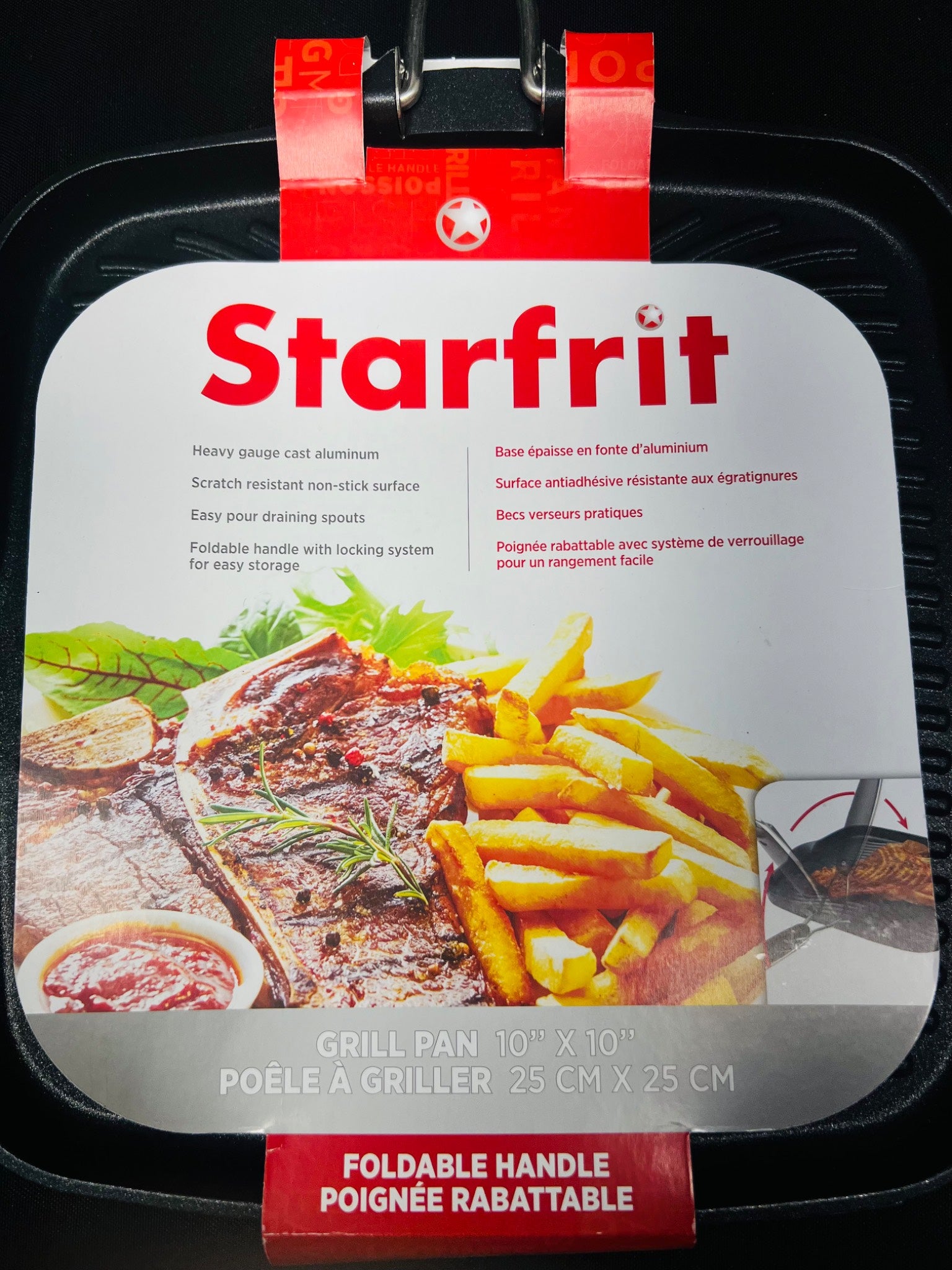 Starfrit Square Non-Stick Grill Pan