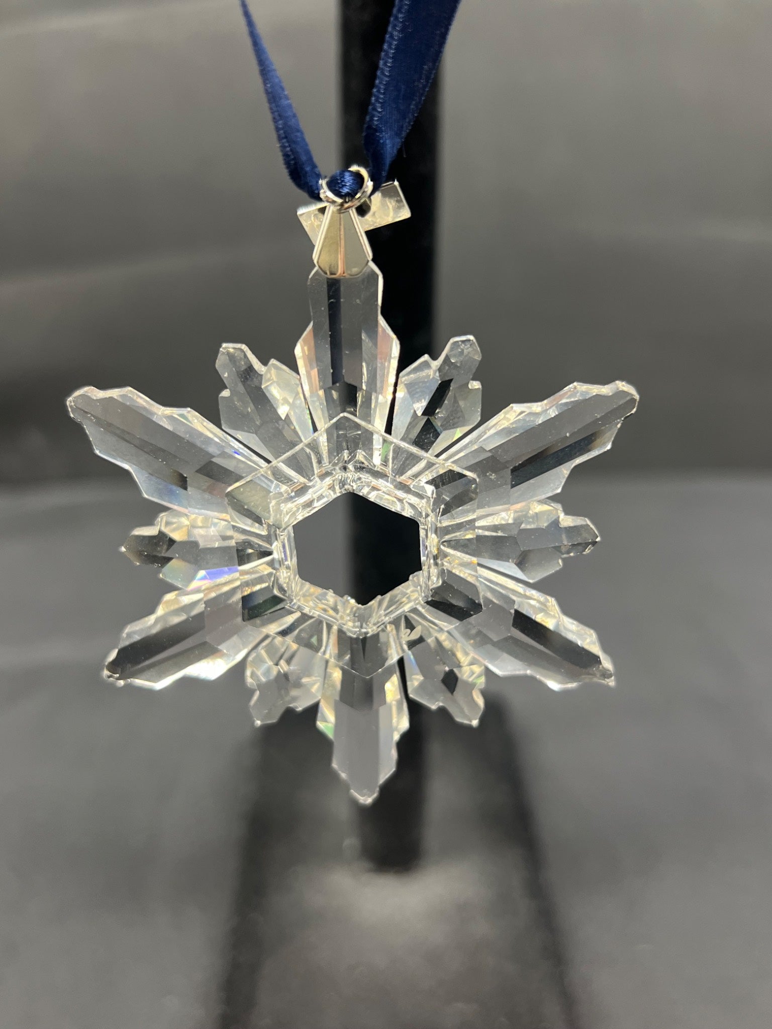 Swarovski 1998 Snowflake Ornament with Box