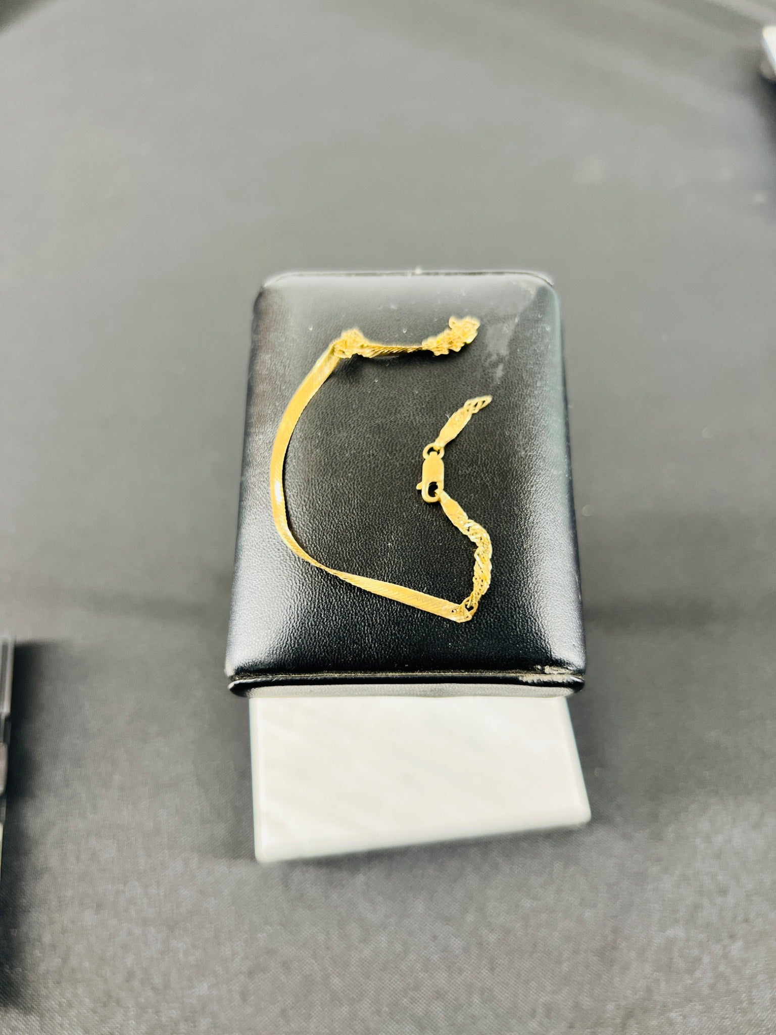 1.8g Stamped 10K Gold Bracelet