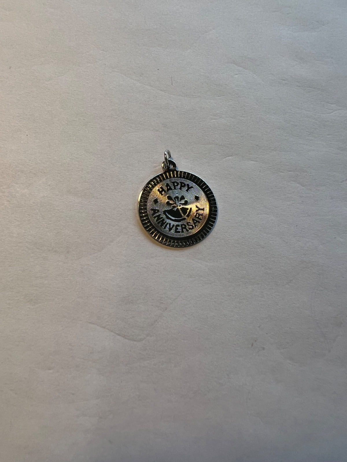 Sterling Silver ‘Happy Anniversary’ Pendant