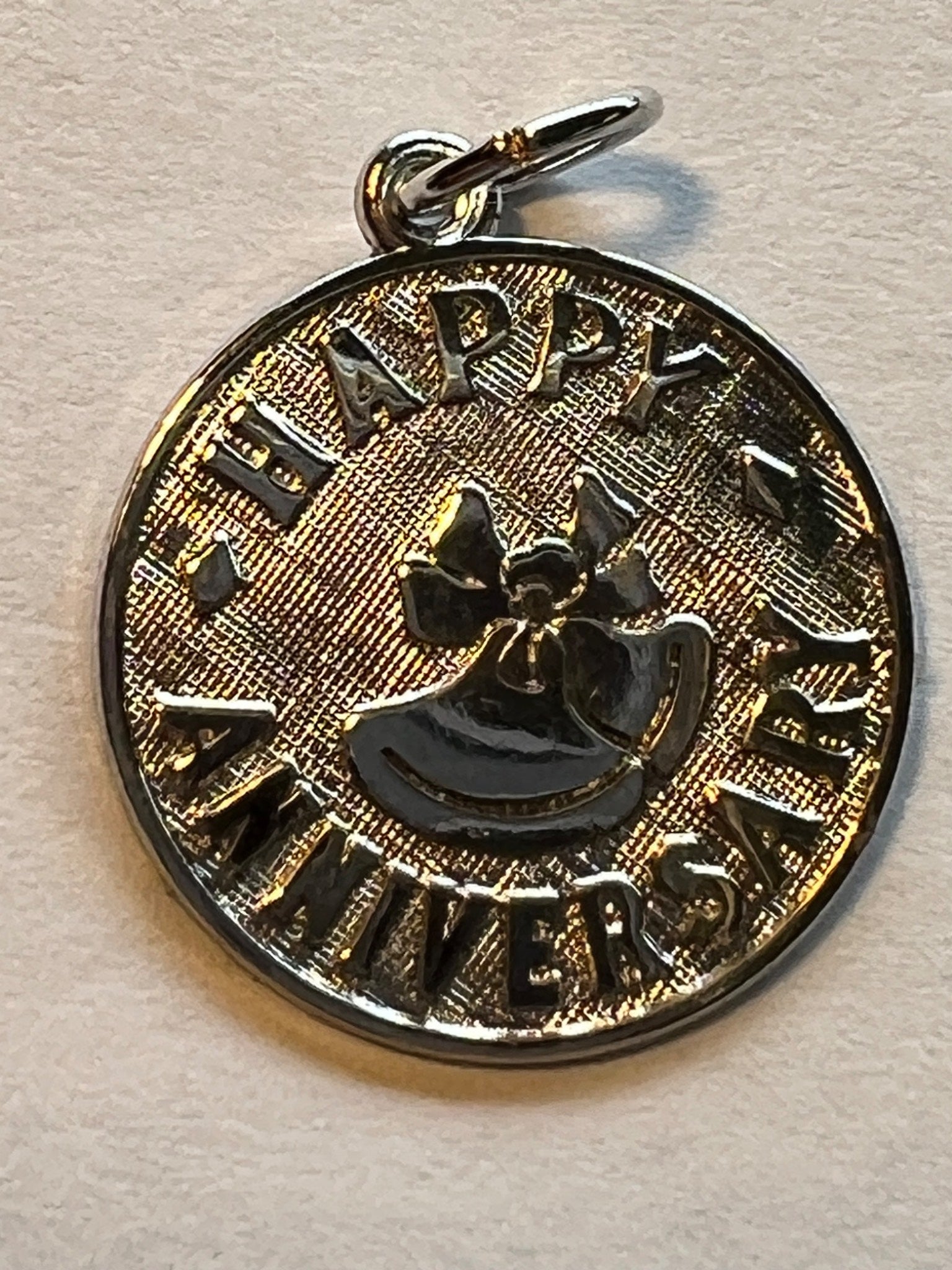 Rembrandt Silver Happy Anniversary Pendant