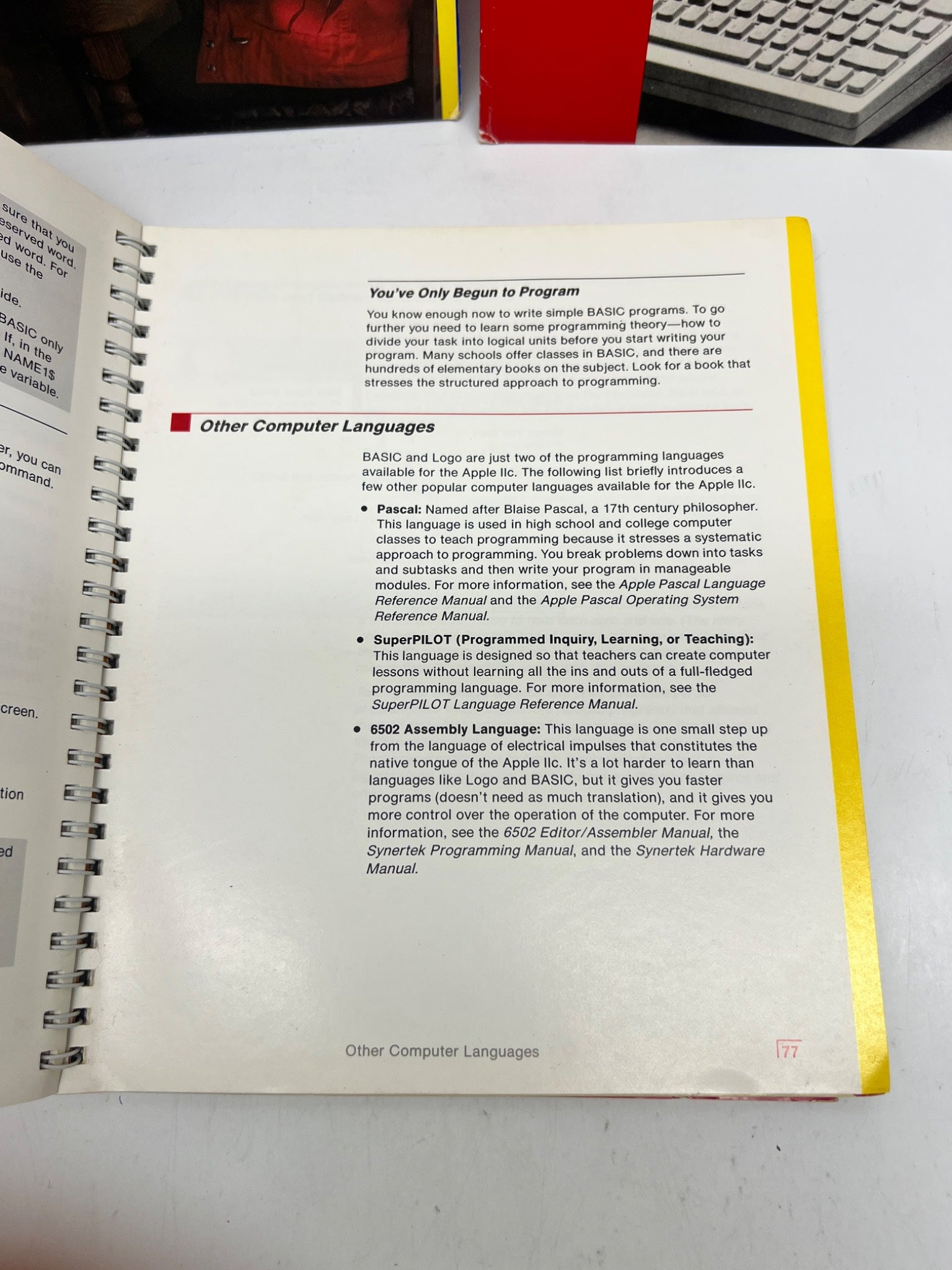 11984 Apple IIc Official Manual Set (3 Book Lot)