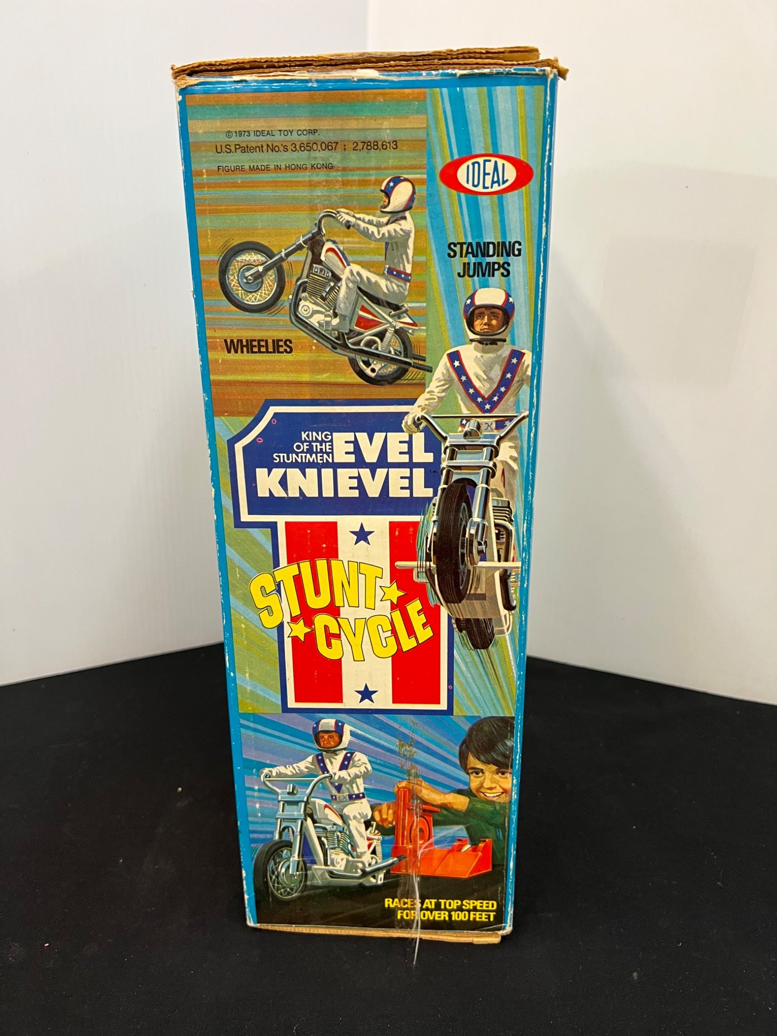 Evel Knievel Stunt Cycle by Ideal, Boxed