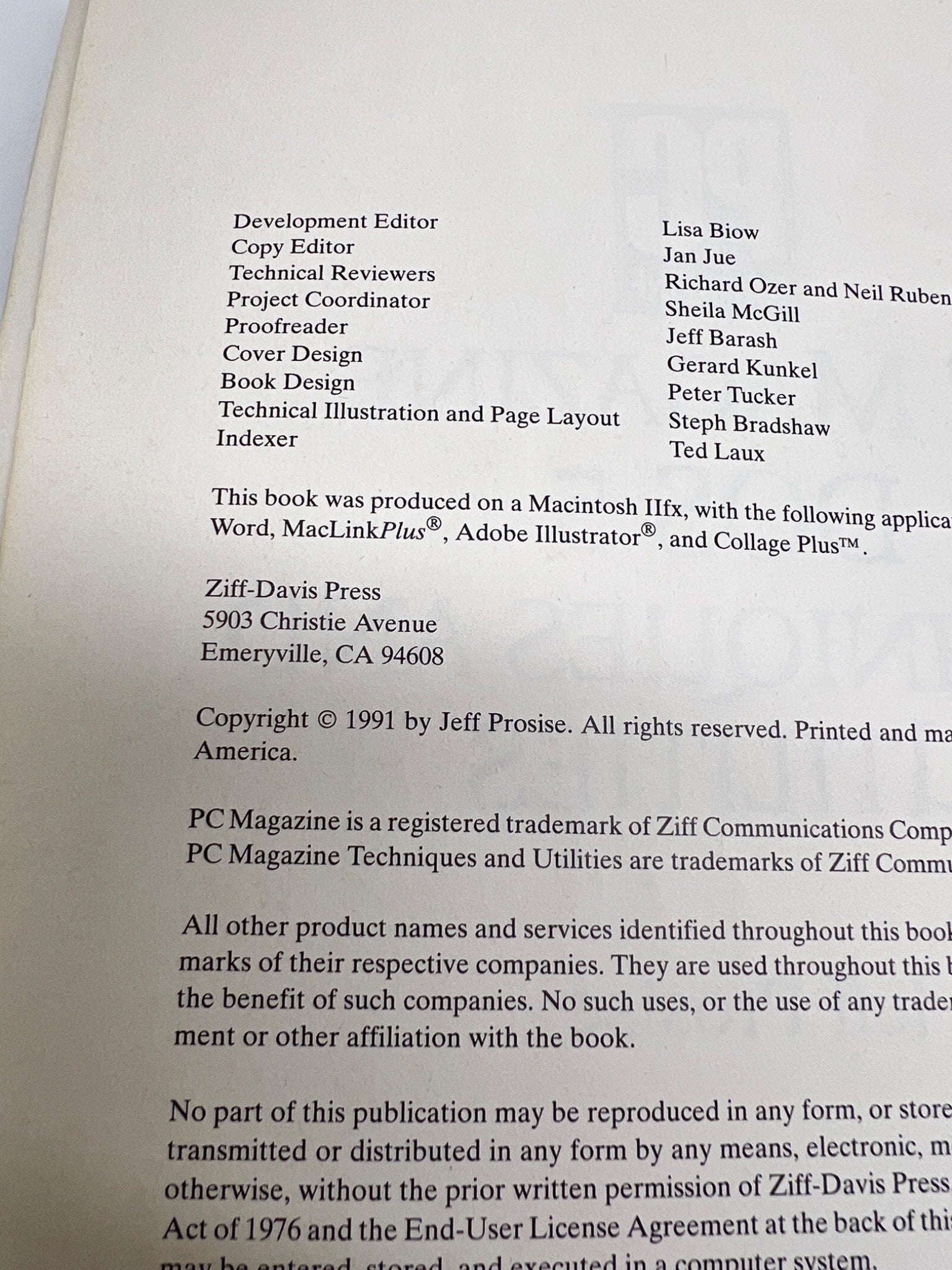 PC DOS 5 Techniques and Utilities by Jeff Prosise (1991)
