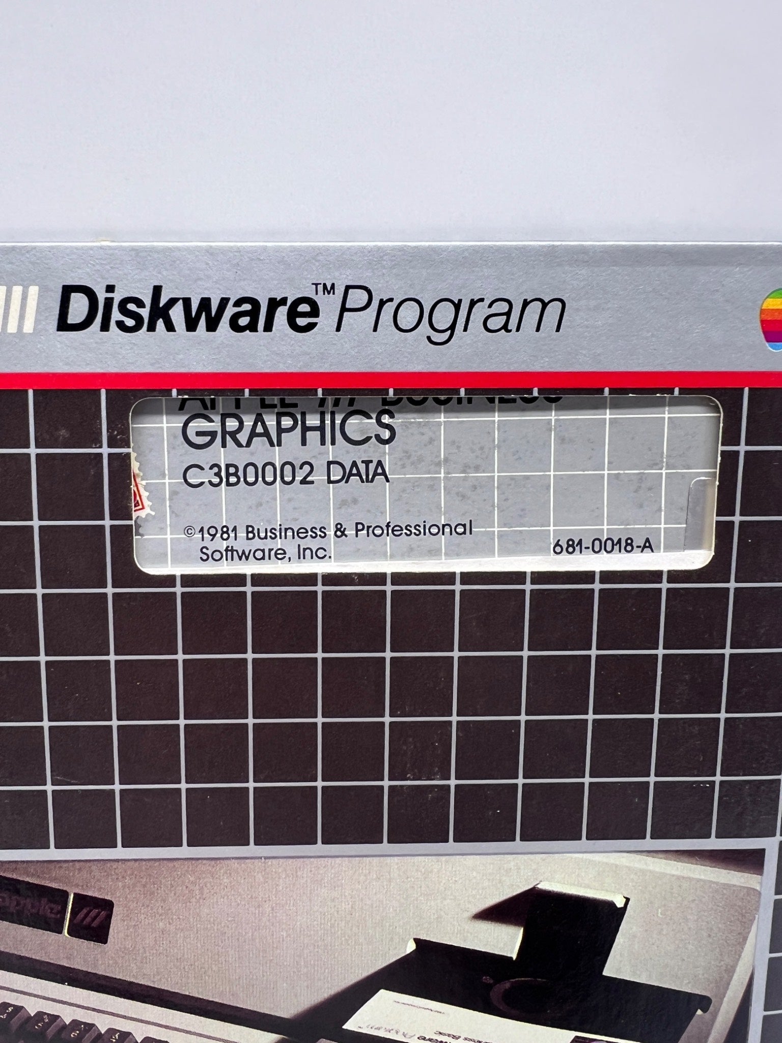 Vintage 1981 Apple III Diskware Business Graphics Program
