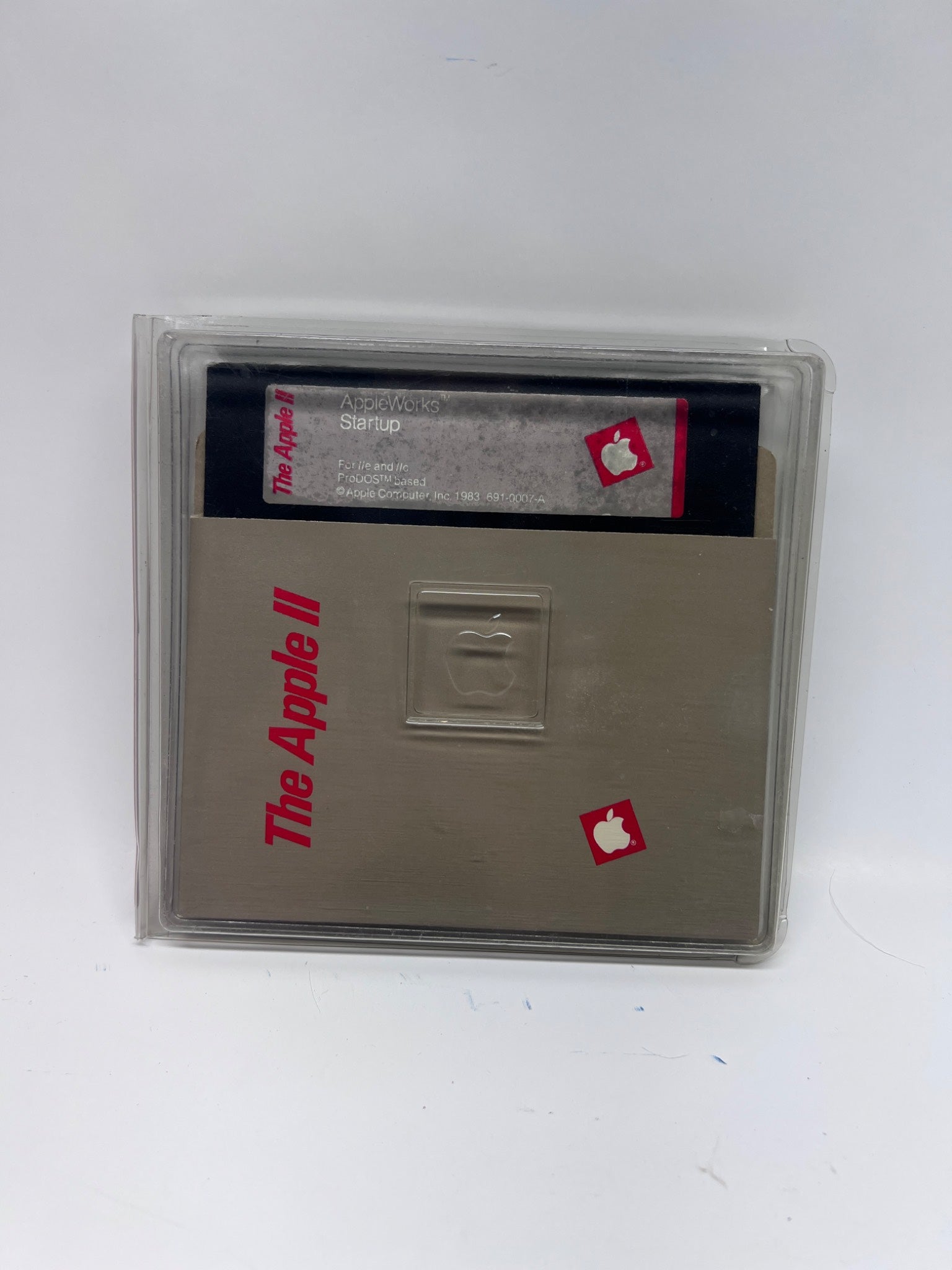 Vintage 1983 AppleWorks Floppy Disk Set - Apple IIe / IIc
