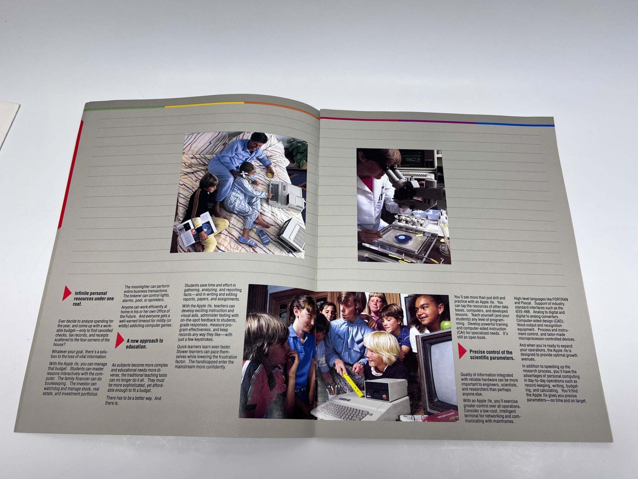 1983 Apple IIe Personal Computer Sales Brochure