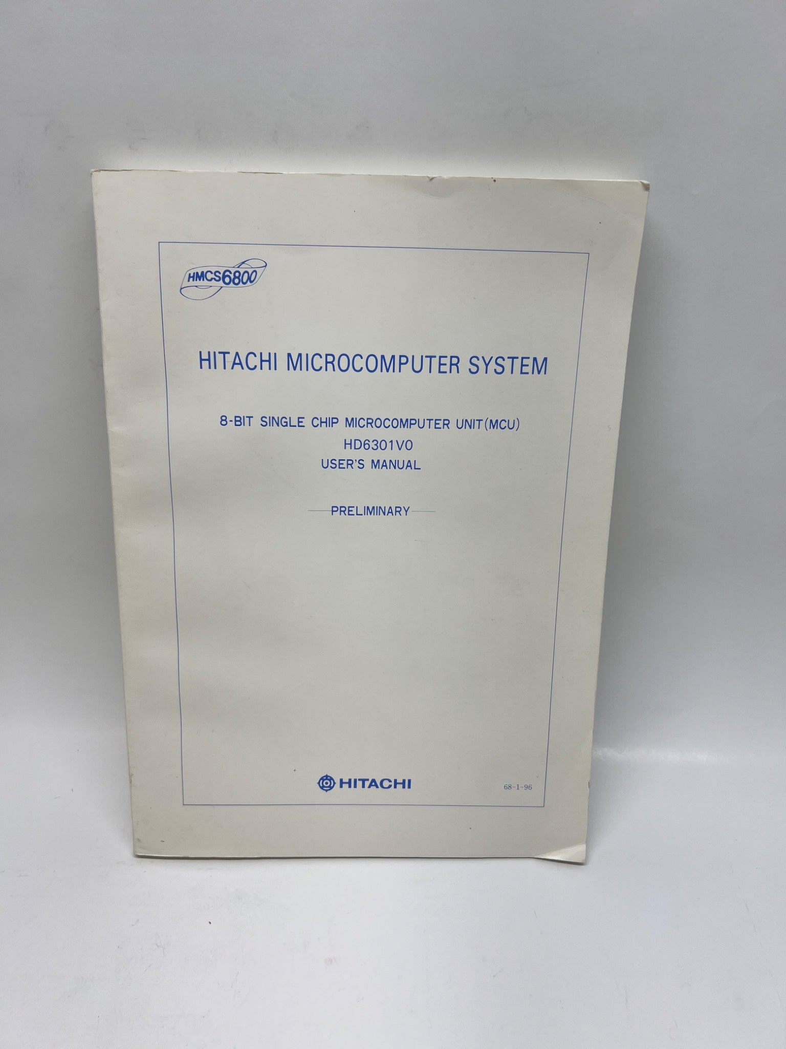 Hitachi 8-Bit Single-Chip Microcomputer System User's Manual (September 1982)