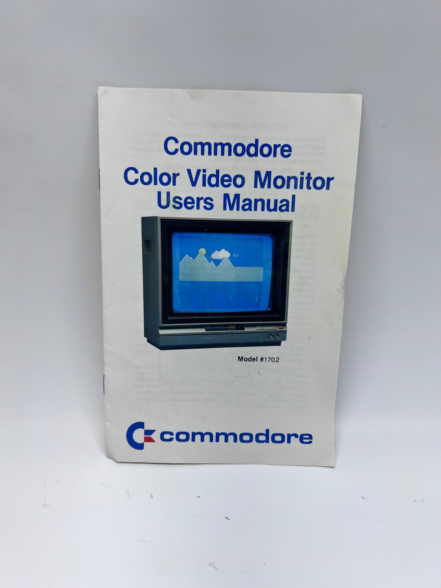 Commodore Color Video Monitor Manual