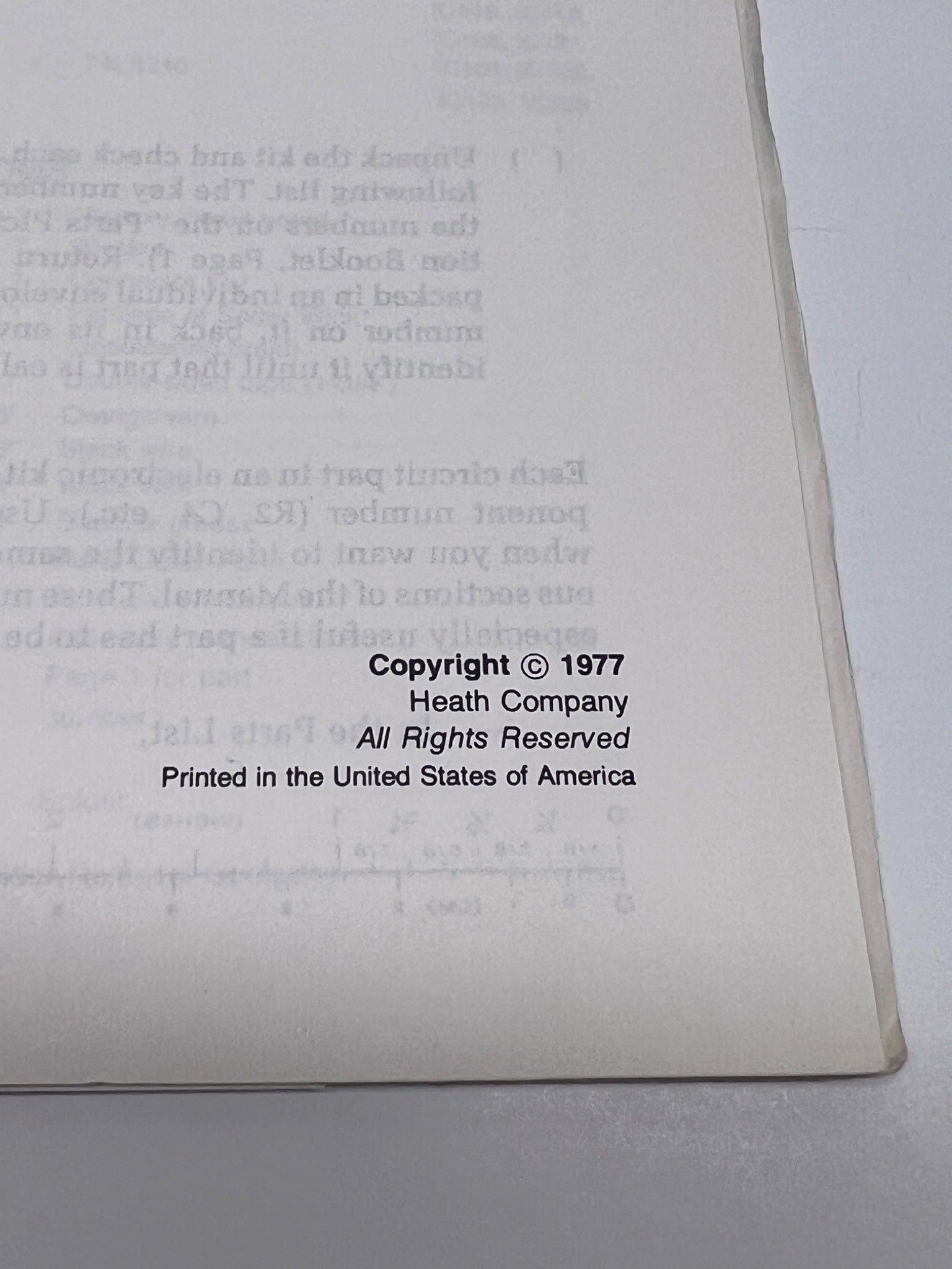Heathkit 4K Static Memory Manual - Model H8-1