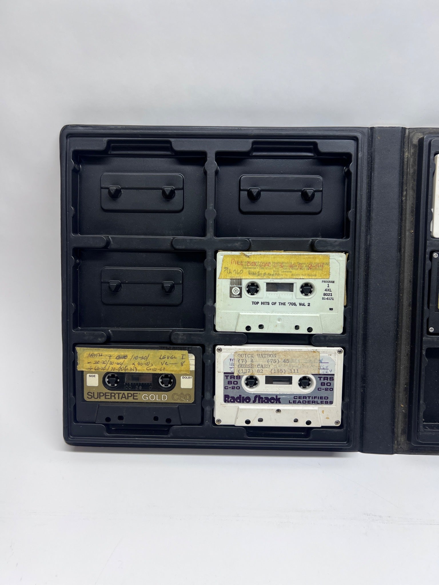 Lot of 6 Vintage Cassettes in New Practice Readers Case